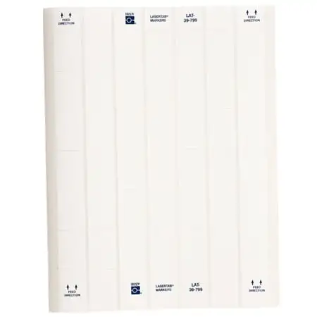 Brady LAT-39-799-1 White Nylon Labels 1.0 x 1.437 in pack of 1000