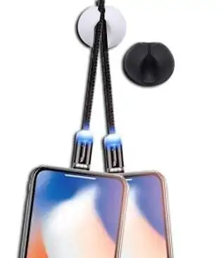 3-in-1 Magnetic Charging Cable 2PK Plus 8 Cable Clips (MAGSNAP-CLIPS)