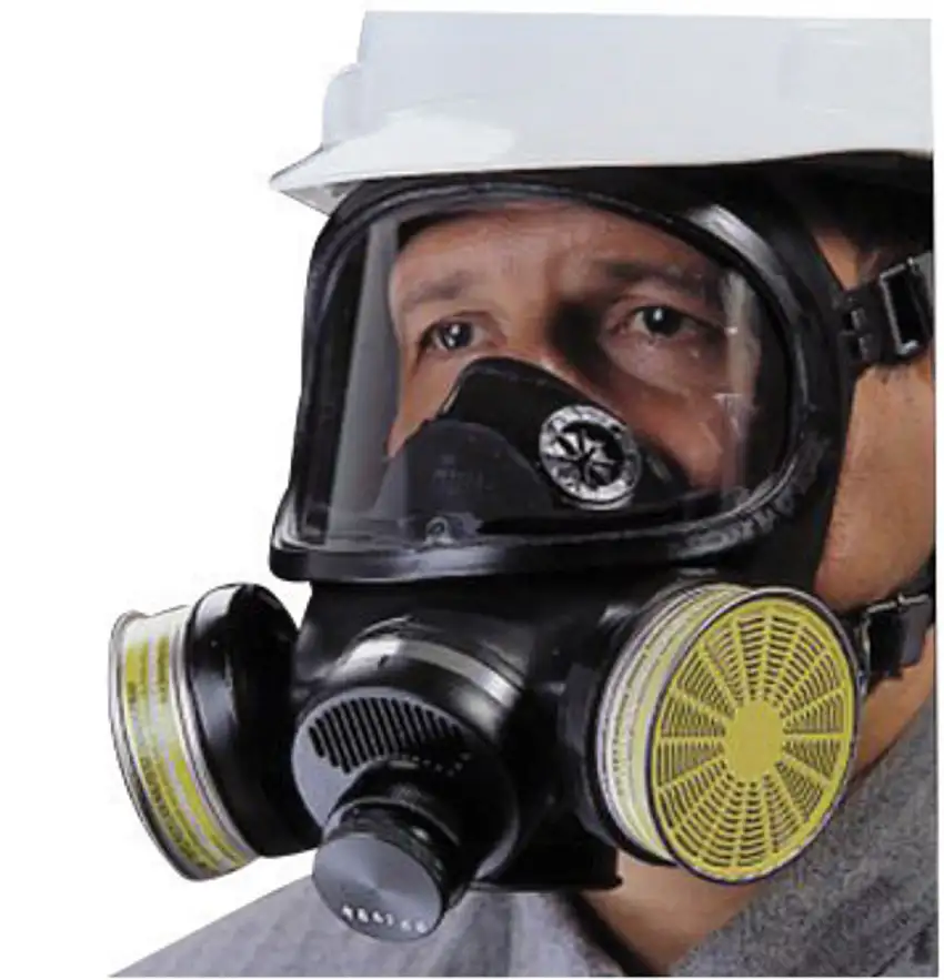 MSA Small Duo-Twin Series Full Face Air Purifying Respirator
