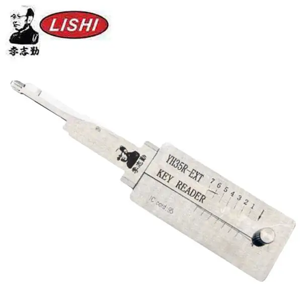 ORIGINAL LISHI - YH35R Yamaha / Extended Length Reader for Magnetic Gate / Recessed Ignition / AG