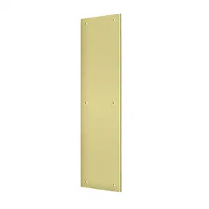 Brass Push Plate by Deltana