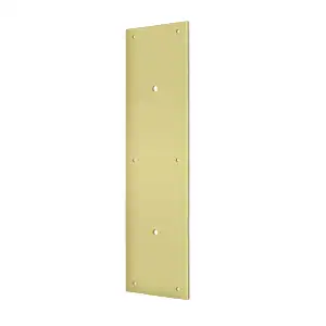 Brass Push Plate for 8" Pull by Deltana