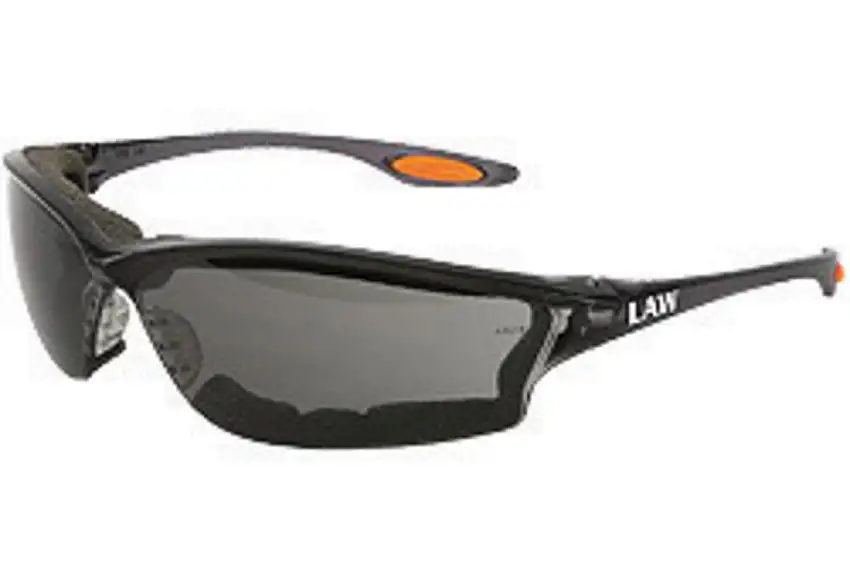 MCR Safety® Law® 3 Gray Safety Glasses With Gray And Anti-Fog Lens