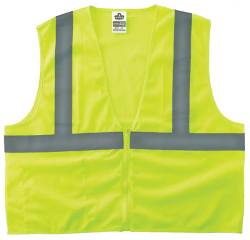 Ergodyne 4X - 5X Hi-Vis Green GloWear® 8210Z Mesh Polyester Vest