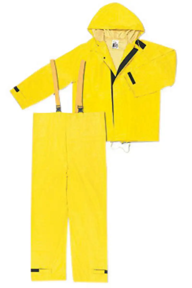 MCR Safety 2X Yellow Hydroblast .35 mm Neoprene And Nylon Suit