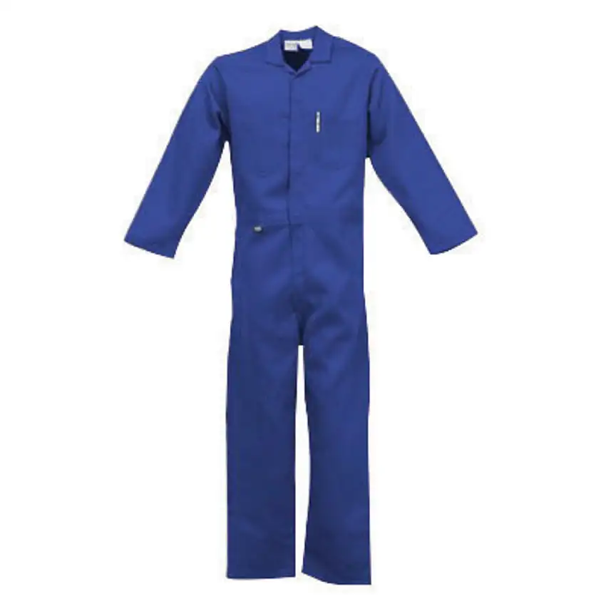 Stanco Safety Products 4X Blue Nomex  IIIA Flame Retardant Coveralls With Front Zipper Closure