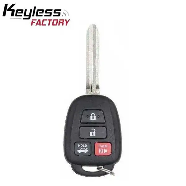 2016-2017 Scion FR-S Toyota 86 / 4-Button Remote Head Key / PN: SU003-05282 / HYQ12BEL / G Chip (AFTERMARKET)