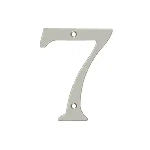 Solid Brass Traditional Numbers 7 by Deltana