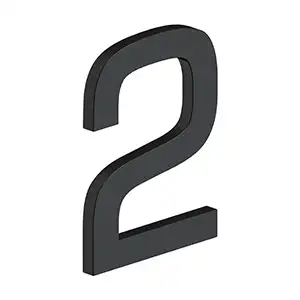 Stainless Steel E Series with Risers Number 2 by Deltana