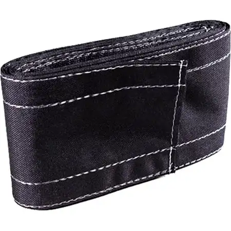 Angel Guard Safcord 4007-015 Hook & Loop Cord and Cable Cover 3 In. Wide x 30 Ft. Roll - Black