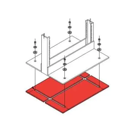 Cooper B-Line Self-Supported Equipment Rack Isolation Kit (SB254401)