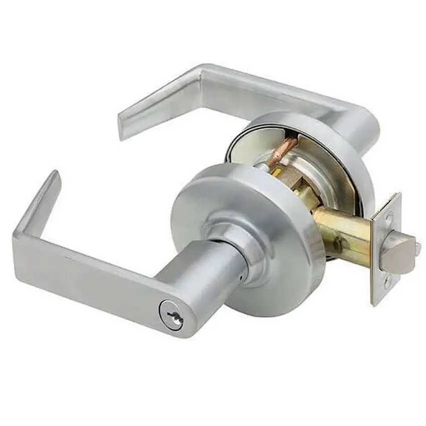 Schlage ALX70P6-RHO-626 KD Rhodes Classroom Satin Chrome Lvr