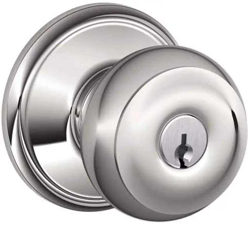 F51 GEO 625 GEORGIAN 16-086 BRIGHT CHROME KEYED ENTRY