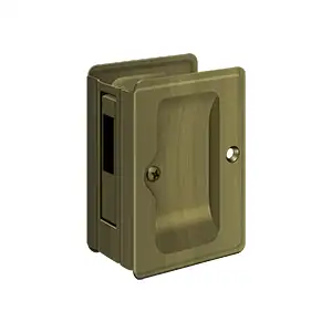 Heavy Duty Sliding Door Reciver Adjustable Pocket Lock by Deltana
