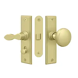 Square Mortise Storm Door Latch by Deltana