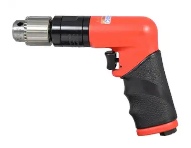Sioux Tools SDR4P8N2 Non-Reversible Pneumatic Drill | 0.4 HP | 800 RPM | 1/4" Keyed Chuck