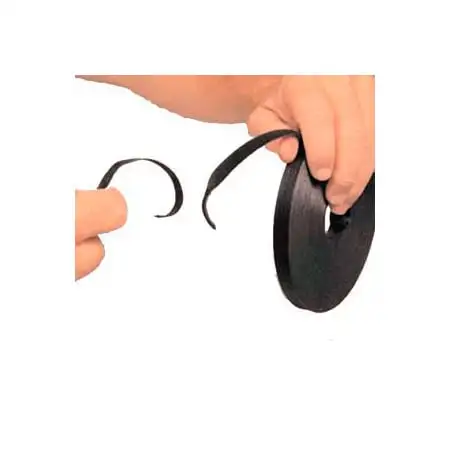 SoftCinch 3105-1440 Black 5 Inch Hook & Loop PolyTie -1440 pcs on Bulk Roll
