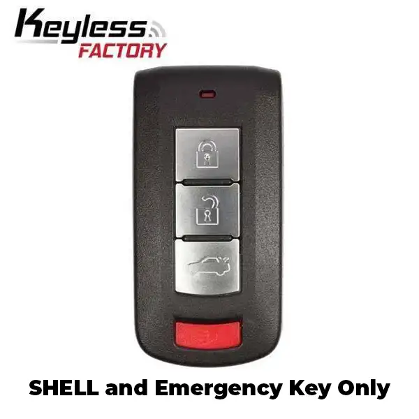 2013-2020 Mitsubishi Mirage / 4-Button Smart Key SHELL / OUC003M (AFTERMARKET)