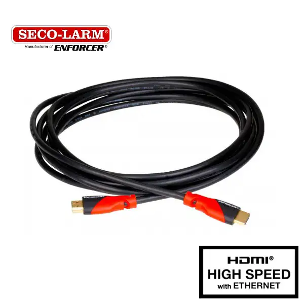 Seco-Larm - MC-1130-03FQ - High-Speed HDMI Cable - 4k - 3ft - 28AWG - UL CL3 - 18 GBPS - HDR