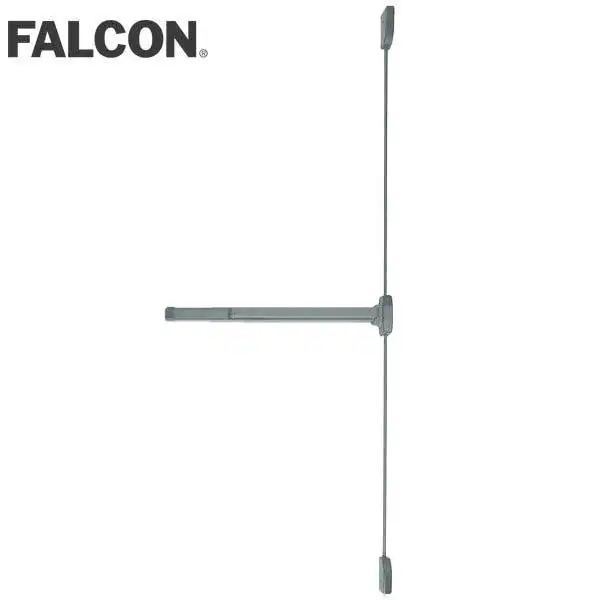 Falcon - 19-V-EO SP28 3FT-R - Surface Vertical Rod Exit Device - 36" - SP28 - Powder Coated Aluminum - LHR