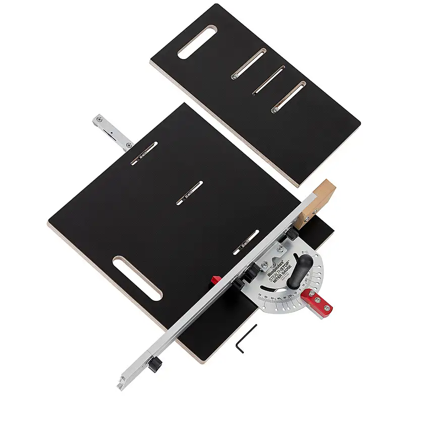 Woodpeckers StealthStop Miter Sled + Drop Zone (SSCMS-DLX)