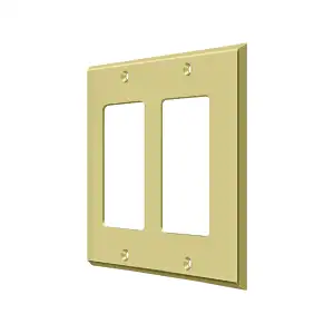 Double Rocker Switch Plate by Deltana