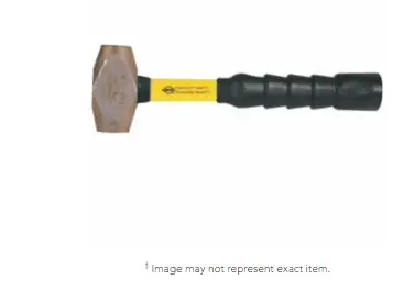 Nupla 30-040 Brass Sledge Hammers, 4 lb, 12 in SG Grip Handle