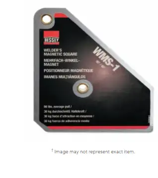 BESSEY WMS-1 Magnetic Square 90/45 Degree, 66 lb Load Capacity