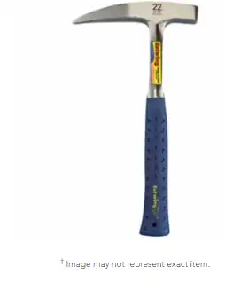 Estwing E3-22P 12", 22 oz Head Rock Pick Steel Handle Hammer
