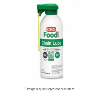 CRC 03055 Food Grade Chain Lube, 16 oz Aerosol Can (12 Cans)