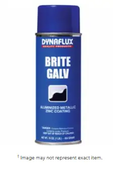 Dynaflux DF305-16 16 oz Aerosol Can of Ultra Brand Bright Zinc Galvani