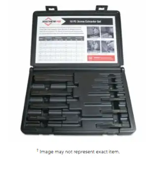 Mayhew Tools 37345 10 Piece Screw Extractor Set with Case