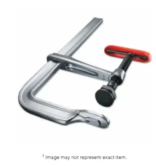 BESSEY 2400S-12 2400S Series Bar Clamps, 12 in, 5 1/2 in Throat, 2,800 lb Load Cap