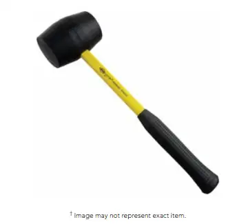 Nupla 13-120 2 lb Rubber Mallet Fiberglass Handle