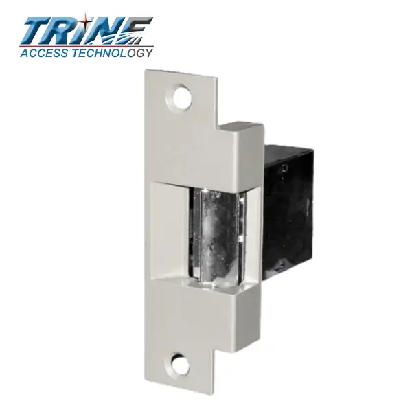 Trine - 007C - 4-7/8” Light Commercial Electric Strike - Satin Chrome - Fail Secure - Grade 1