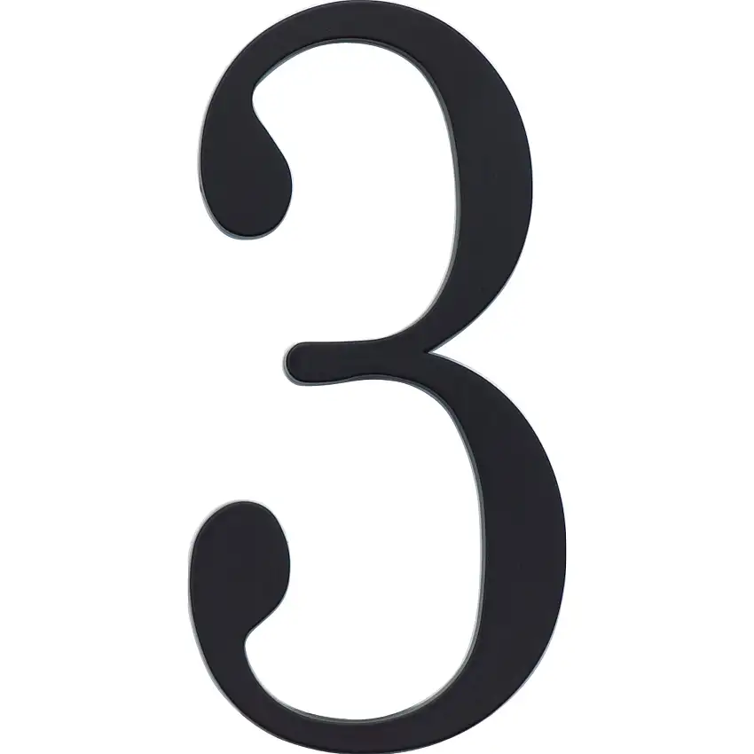 Atlas Homewares 6" Traditionalist House Number #3