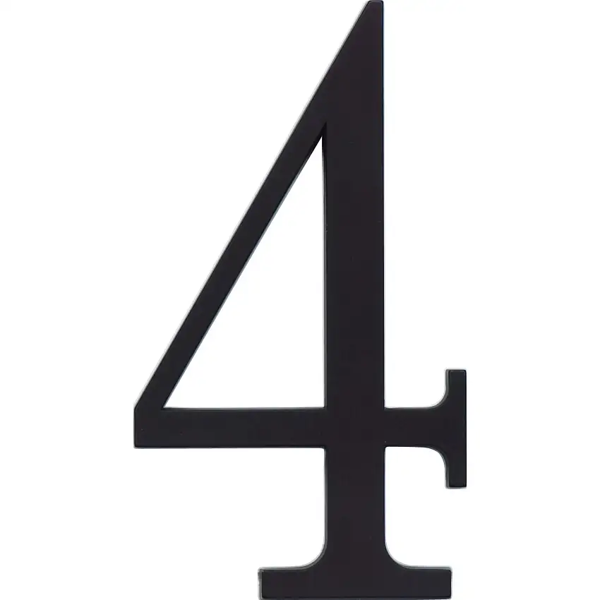 Atlas Homewares 6" Traditionalist House Number #4