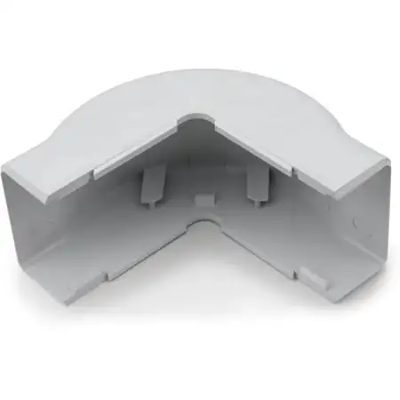 HellermannTyton TSR3W-29-1 1 3/4 Inch White Cable Raceway External Corner 10-Pack for TSR3W-6A/8A
