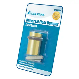 2" Smooth Cap Floor Bumper Blister Pack by Deltana