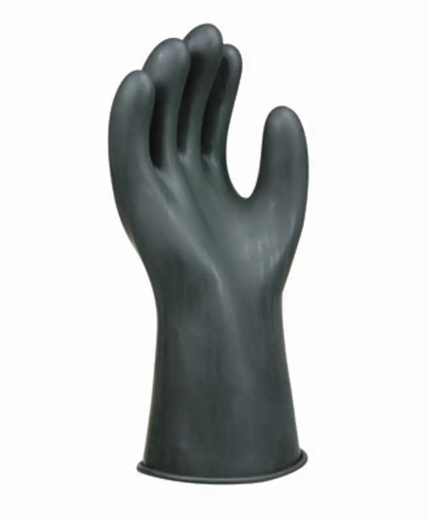 Salisbury by Protective Industrial Products Size 10 Black Rubber Class 00 Linesmens Gloves