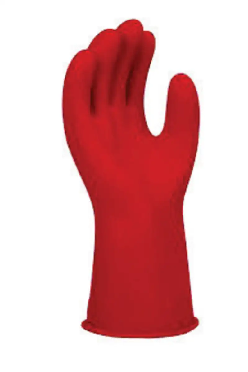 Salisbury by Protective Industrial Products Size 8.5 Red Rubber Class 00 Linesmens Gloves