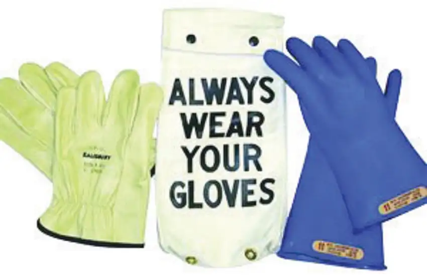Salisbury by Protective Industrial Products Size 8.5 Blue Rubber Class 0 Linesmens Gloves