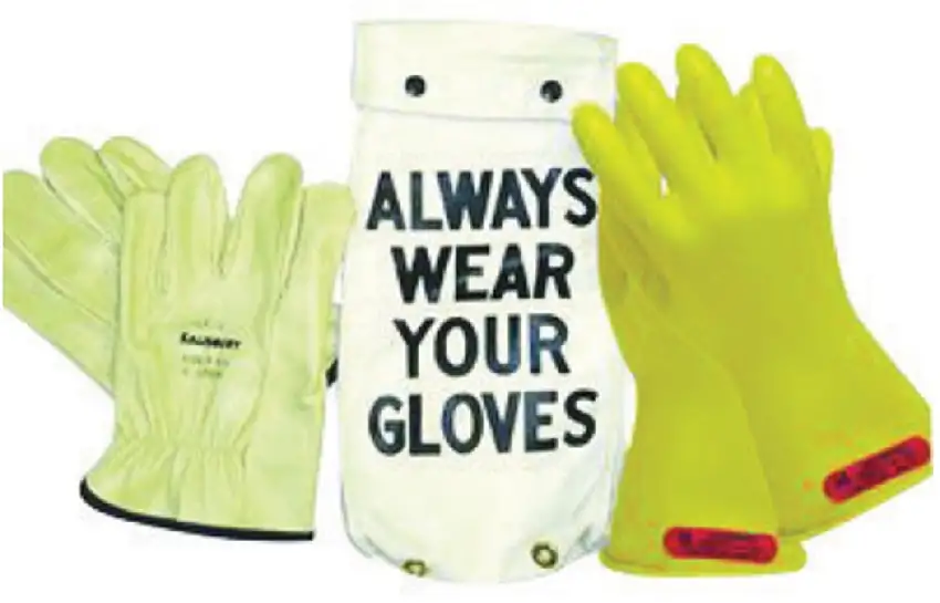 Salisbury by Protective Industrial Products Size 9 Yellow Rubber Class 0 Linesmens Gloves