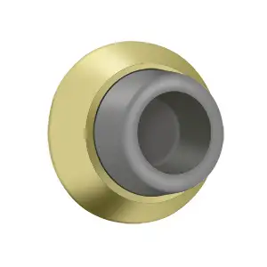 Concave Transitional Flush Door Bumper by Deltana