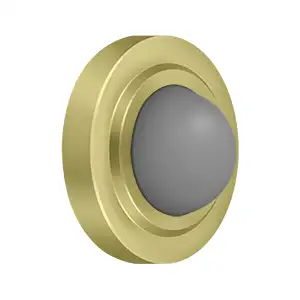 Convex Contemporary Flush Door Bumper by Deltana