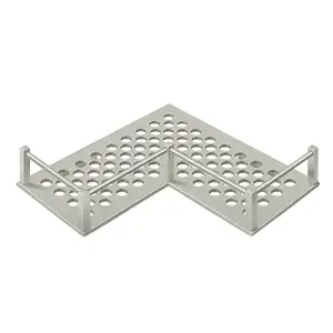 Heavy Duty Bathroom Basket with Universal Conrner by Deltana