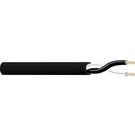 West Penn 25226B 14/2 Plenum Speaker Cable - 1000 Feet - Black