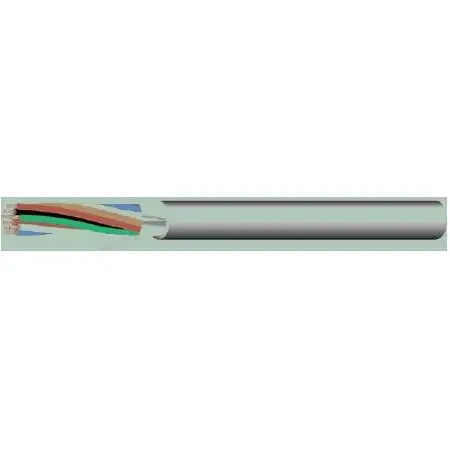 West Penn 253244B 18/4 Stranded Shielded Speaker Cable 1000 Feet