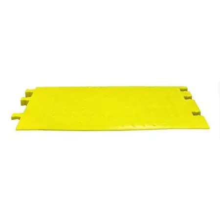 Checkers WSA-125-RFAH-DY Female Ramp for 5-Ch Yellow Jacket Cable Protector AMS Modular Accessibility System - Yellow