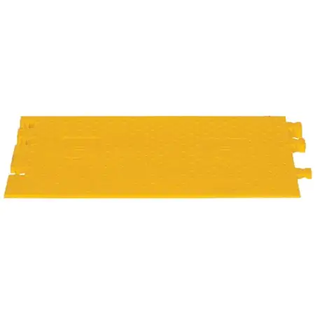 Checkers WSA-125-RMAH-DY Male Ramp for 5-Channel Cable Protector Yellow Jacket AMS Modular Accessibility System - Yellow